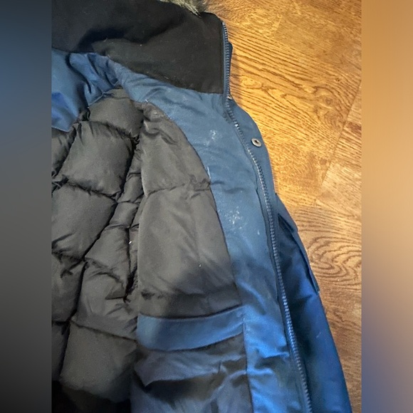 LL Bean Down Parka Baxter Downtek Puffer Jacket with removable Fur Hood Size S - Picture 8 of 14